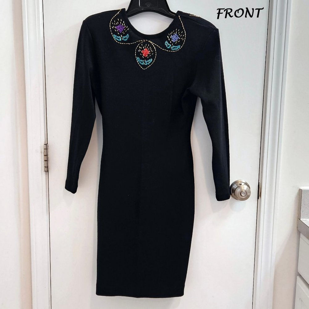GU Beaded Party Dress!!  Liz Claiborne Petite, Vintage (early 90s) - Size XS